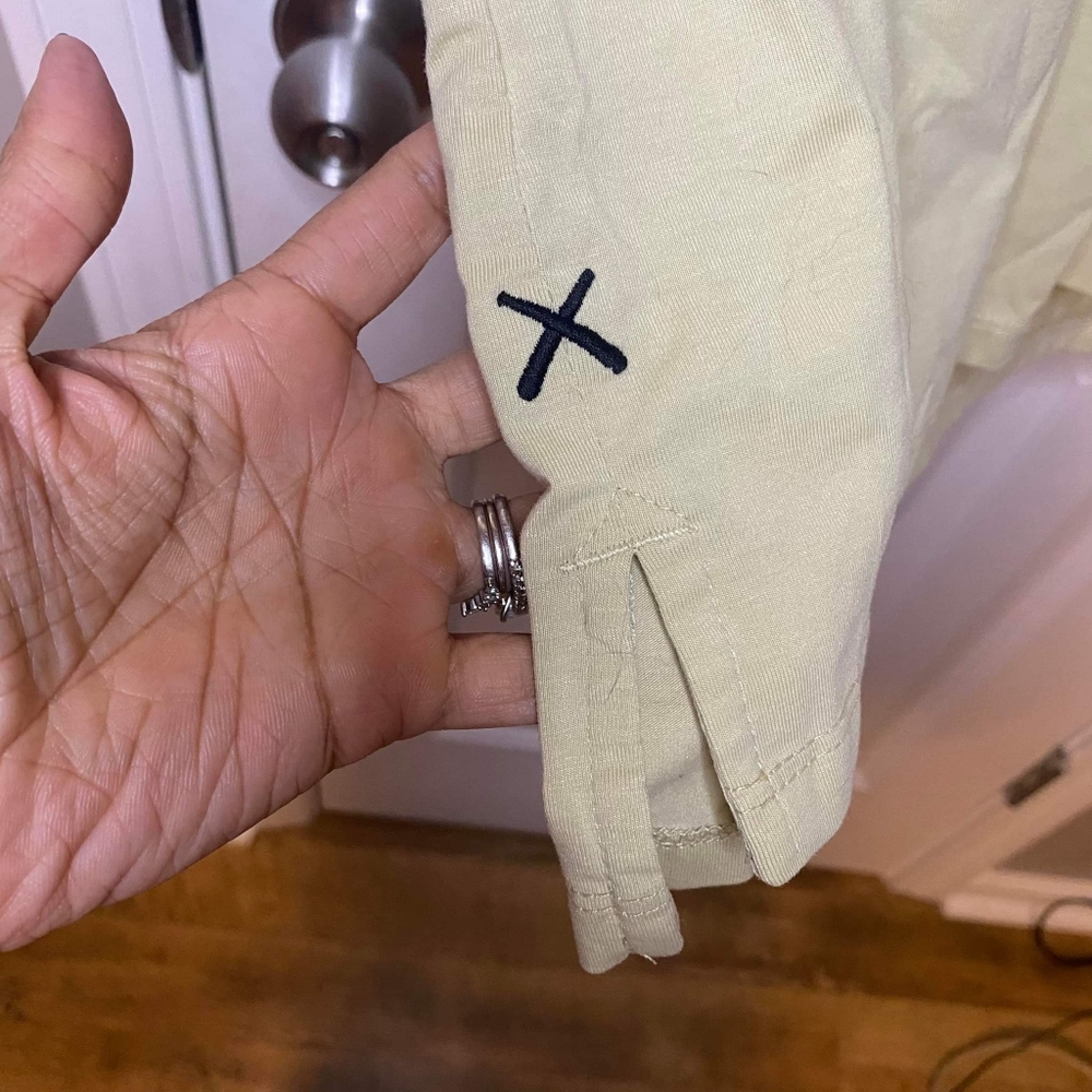 Cuts Split Hem Crew (Tan) - image 3